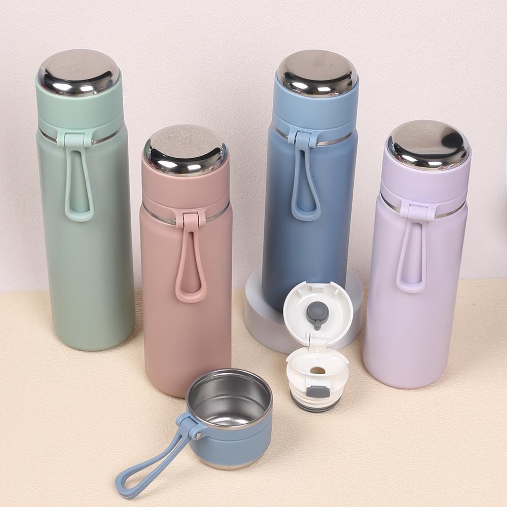 SUS316 Stainless Steel Thermos Water Bottle 500ml/600ml Insulated Bottle With Handle Thermo for Hot Cold Drinks for Outdoor