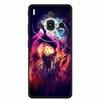 For ZTE nubia Z60S Pro 6.78" Case TPU Soft Black Silicone Painted Cute Cat Starry Cover for Nubia Z60S Pro Luxury Animals Funda