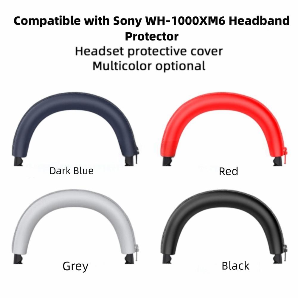 Silicone Headphone Earpads Cover Anti-dust Soft Head Beam Protective Case Shockproof Replacement Earcups for Sony WH-1000XM6