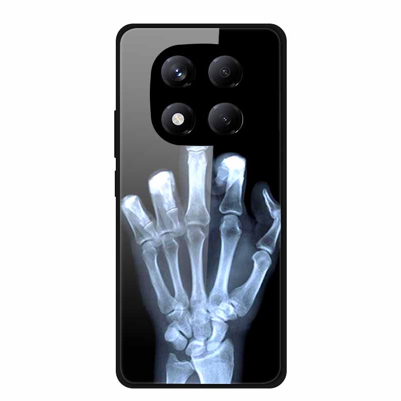Tempered Glass Phone Case for Redmi Note 14 Pro 4G Cover Lion Wolf Hard Shell for Xiomi Redmi Note14Pro 4G Note 14Pro Cover Cool