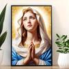 High Quality Our Lady Prays for You Canvas Print Posters, Modern Wall Arts Decoration Painting, Suitable for Living Room, Dining Room