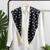 Spring and summer printed skirt women's triangle towel skirt curtain decorative belt towel stacked short skirt fart curtain new fashion
