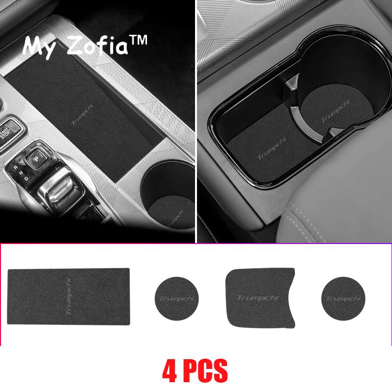 For GAC Trumpchi EMKOO 2023 2024 2025 Car Door Central Console Water Cup Storage Box Gate Groove Slot Mats Leather Accessories