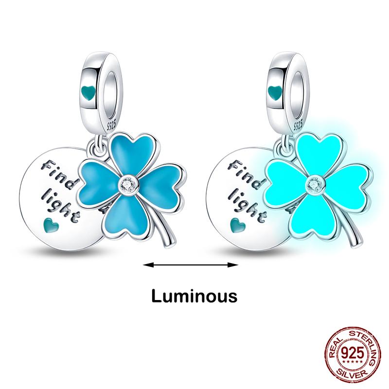 Kupferfarbene Im Dunkeln leuchtende Glühwürmchen Honigbiene Stern Anhänger Perlen Passen Qikaola Original Armbänder Feiner DIY Schmuck Geschenk