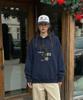 Military Lettering Oversized Hoodie 4 Colors [Ulzi_0011]
