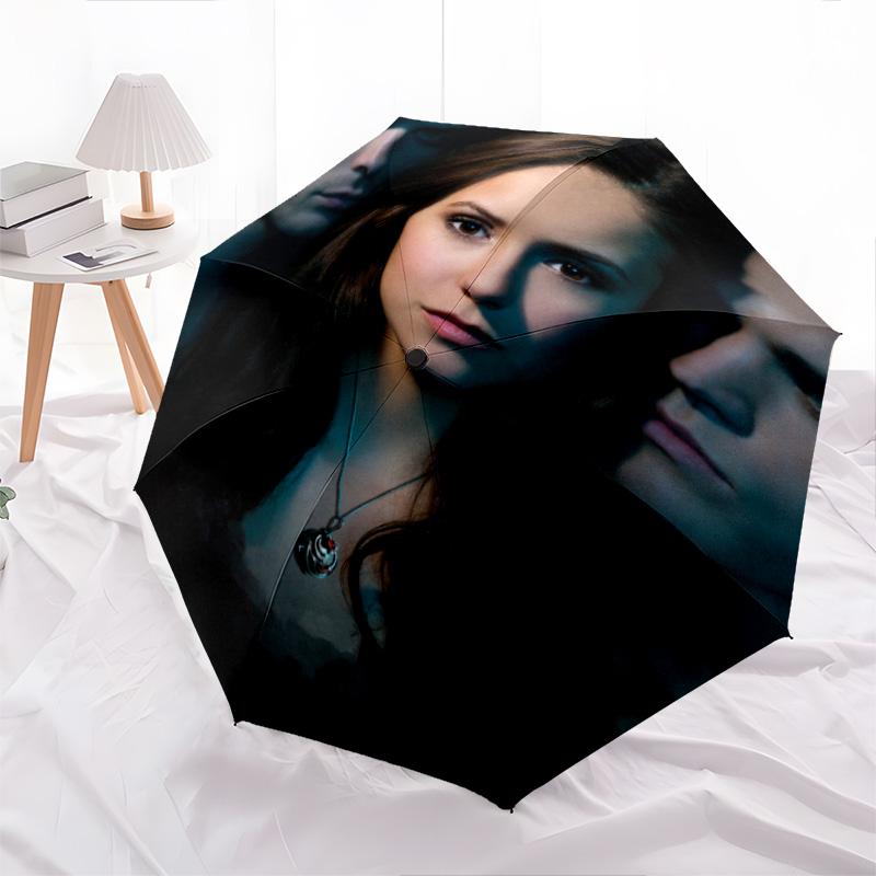 Twilight Saga Romance Automatic Umbrella - Suitable Travel Outdoor Portable Umbrella Birthday Gift Daily Essentials