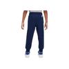 Nike Sportswear Powder Play Letter Versatile Fleece Mid-Length Pants Autumn Winter Kids Bottoms Dark-Navy HQ7945-410