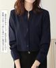 Yino Chiffon Skipper Shirt Elegant and Long Fall Women's Blouse, Classy, Flattering, Slimming, Sleeve, Stylish, Feminine, Gentle, Attractive, Casual,