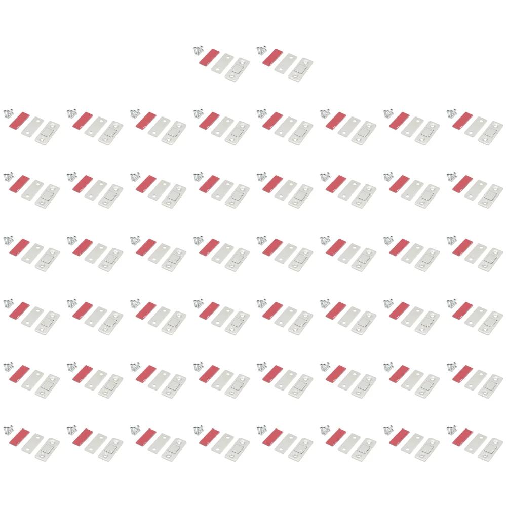 1-50Sets Cabinet Magnetic Catch Ultra Thin Adhesive Drawer Latch Magnetic Closers for Bedroom Kitchen Closet Door Closing Catch