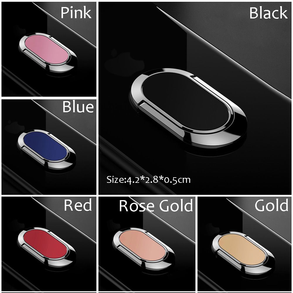 Magnetic Anti-fall Vehicle-Mounted Ring Stand 360° Rotation Phone Holder Mobile Phone Accessories