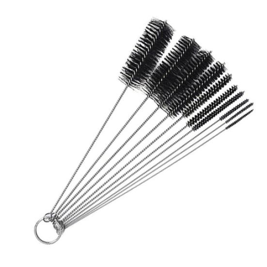 10 Pcs Nylon Bottle Tube Nozzle Brushes Cleaning Brush Kitchen Cleaner Set