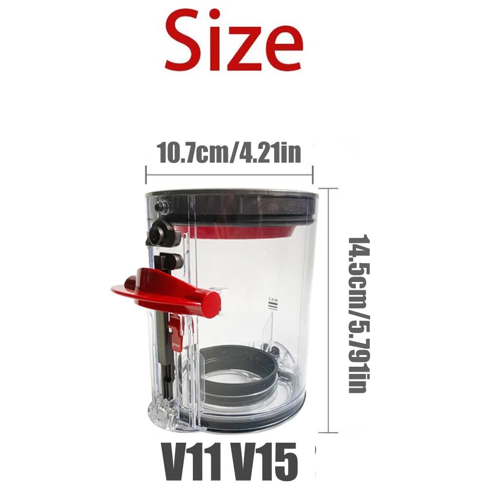 

Dust Bin Bucket for Dyson V10 SV12 V11 V15 SV14 SV15 SV22 Vacuum Cleaner Canister Small and Large Bin Replacement Accessories