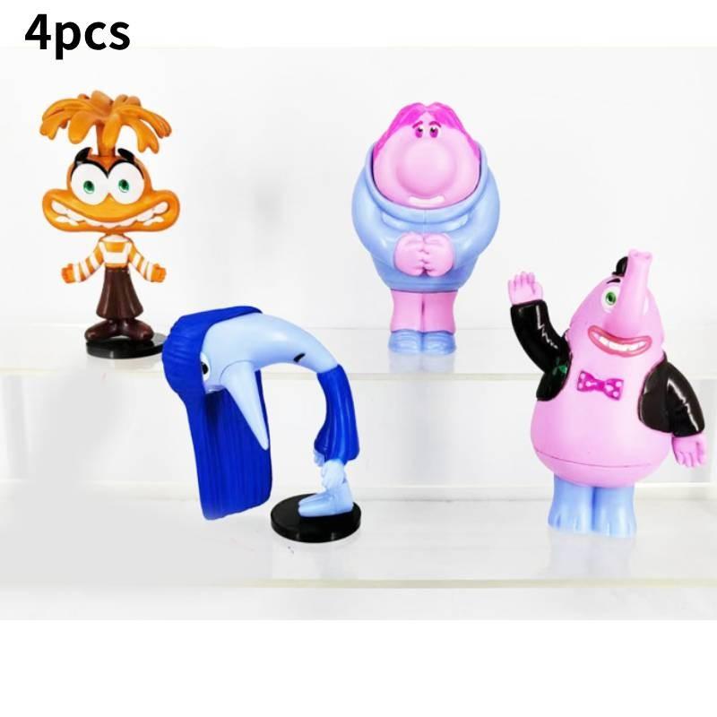 Colorful Pvc Brain Battle Figurines Set 10 Unique Cake Decoration Toys Bagged