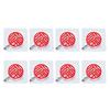 8Pcs Chinese Style Self-adhesive Hooks Drill-Free Installation Festive Decor Hooks Red Lanterns Chinese Knots Hooks for Spring Festival Home