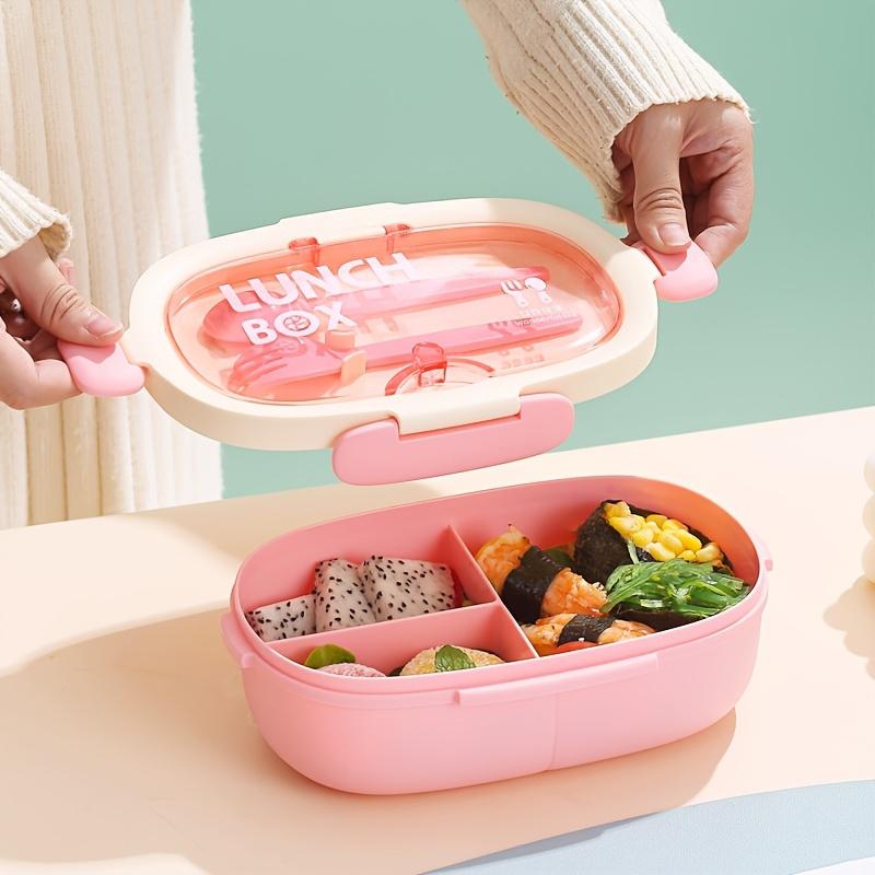 Bento Box Kettle Set, Suitable for Microwave Oven, Reusable Bento Box with Leak Proof Lid, Portable Fresh-keeping Lunch Box and Kettle