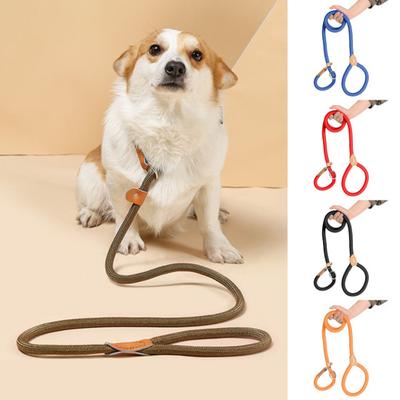 Guinzagli a Scorrimento per Cani Corda in Nylon Resistente Guinzaglio a Scorrimento per Cani Grandi Medi Guinzaglio da Addestramento Anti-Trazione per Passeggio Controllo