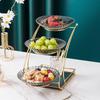 HUIHUADU 3-Tier Nordic Glass Serving Platter