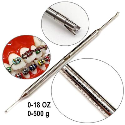 Dental Orthodontic Dynamometer Stress Tension Meter Force Gauge Elastics Autoclavable Dentistry Measuring Therapy Tool