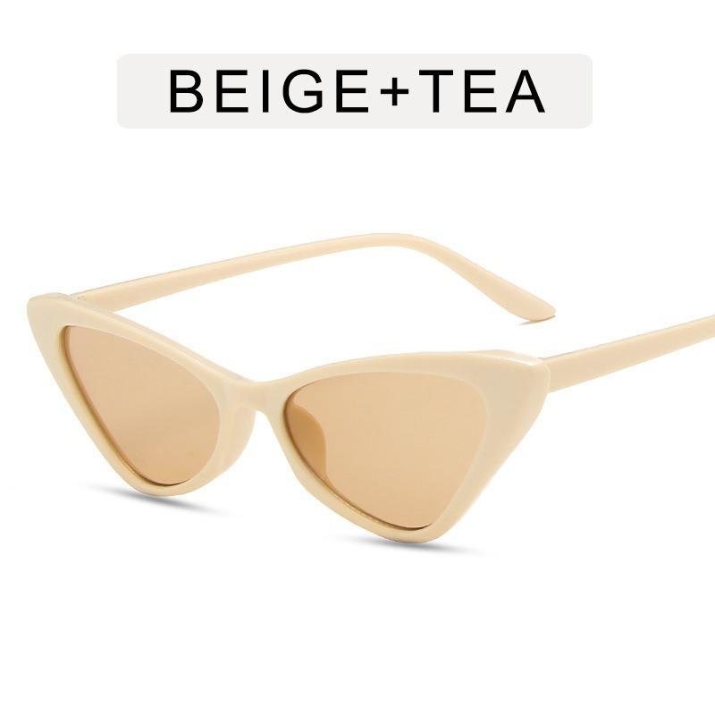 Trendy High-End Street Photography Uv-Proof Driving Sunglasses Small Frame Cat Eye Sunglasses