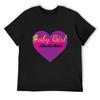 T-shirt z motywem dziewczynki luźne koszulki plus size ubrania vintage odzież męska