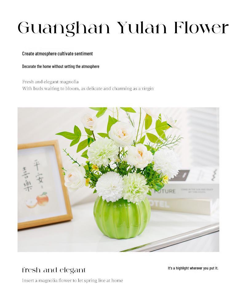 Nordic Faux Floral Arrangement for Home Dining Table Decor
