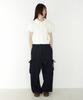 Ronron Pocket Collared Knit Short Sleeve Cardigan Ivory
