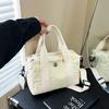 Nylon Casual Shoulder Bag For Women With Zipper Closure And Card Pocket