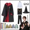 Harry Potter Children's Magic Academy Robe - COS Cloak School Uniform for Halloween Performances