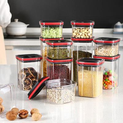 Müsli-Aufbewahrungsbox, großes Fassungsvermögen, transparent, luftdicht, Lebensmittel-Aufbewahrungsbehälter, versiegelter Vorratstank, Küchen-Organizer