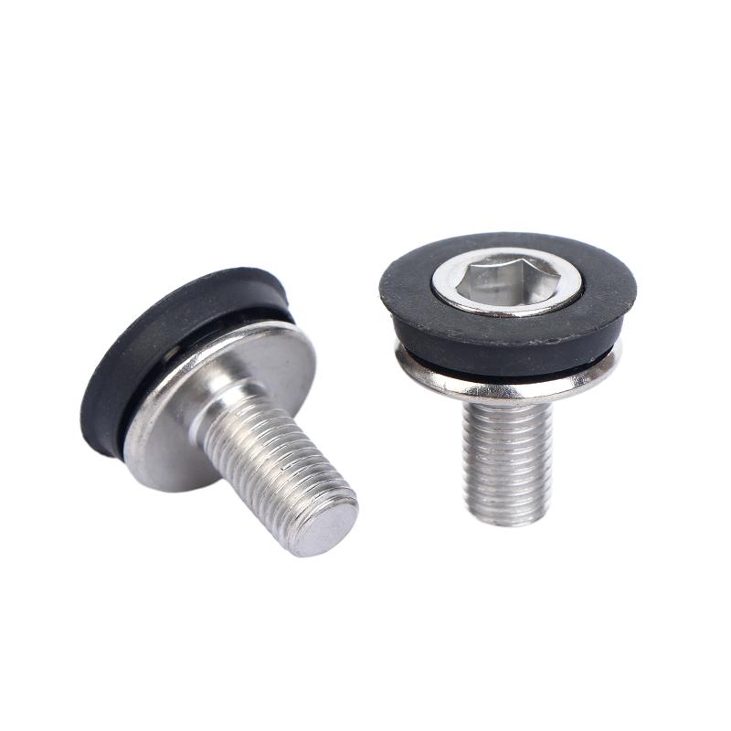 2/5/10Pcs Inner Hex Bolts Bicycle Bottom Bracket Axle Bolts M8 Screw Kit For Cycling Axle Repair Accessories