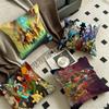 Game WWakfu Anime Lucky Dragon Pillow Cover Sofa Cushion Cover Home Room Decoration Children Gift