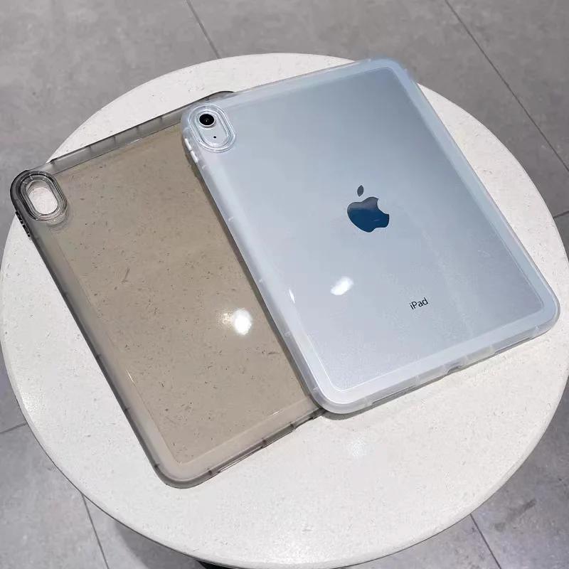 Pour Étui iPad Pro 11 Air 5 Mini 6 Air 4 Tablette Étui Transparent pour iPad 10ème Génération 10.9 9ème 8ème 7ème 10.2 12 9 Funda