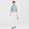 Jinjuan 100% Merino Wool Women's Mock Neck Sweater
