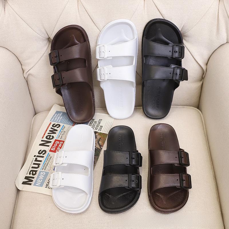 Unisex Korean Summer Beach Sandals: Soft Bottom Slippers for Men and Women