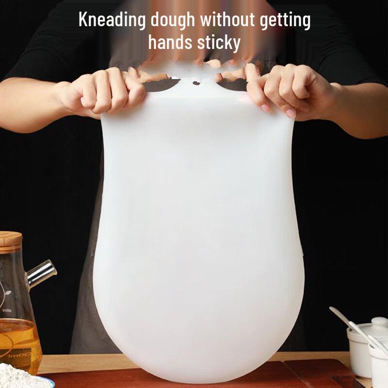 ZISIZ Non-Stick Silicone Dough Kneading Bag (6-Pack)