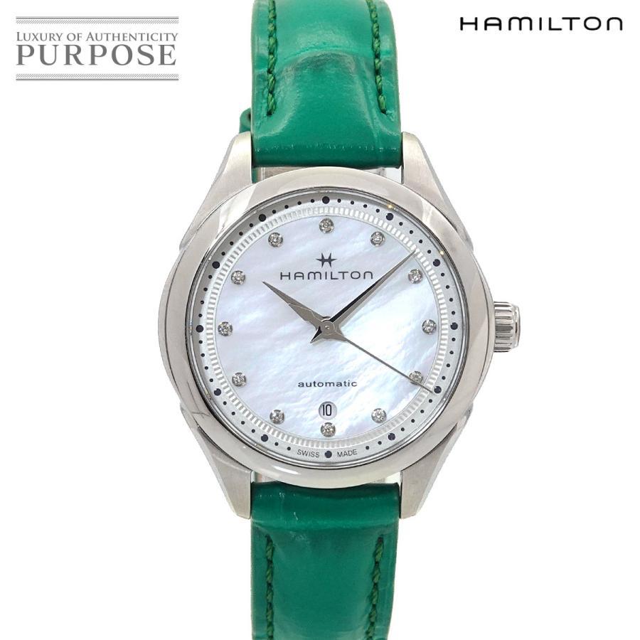 

Hamilton HAMILTON Jazzmaster Lady Auto H322750 Women s Watch 12P Diamond Date Automatic Winding Jazzmaster 90315907