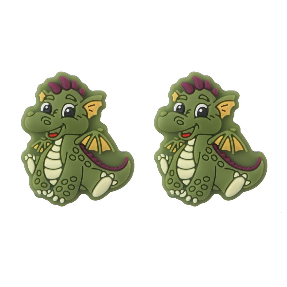 

Kovict 5pcs Focus Silicone Beads Tortoise Cartoon Animal Dog Beads Jewelry Making DIY Necklace Bracelet Keychain Accessories