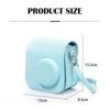 with Shoulder Strap Storage Bag PU Leather Protective Cover for Fujifilm Instax mini SE/7+