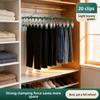 Modern Minimalist Pants Rack With Non Marking Clips For Home Closet Organization