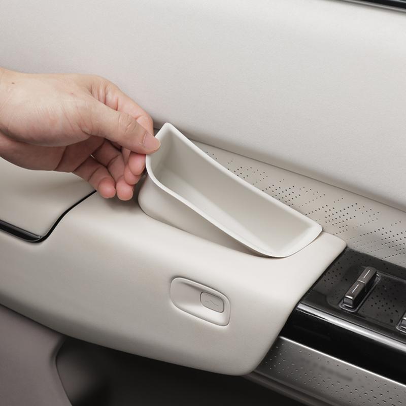 Für ZEEKR 7X 2025+ Türgriff-Aufbewahrungsbox Silikon-Türgriff-Organizer Türfach Silikon-Pad Innenraum-Autozubehör 4 Stück