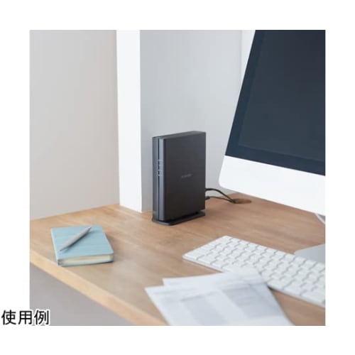 Elecom Corporate Wireless LAN Router Base Unit 11ax.ac.n.a.g.b 1201+574Mbps Wired Giga IPv6 (IPoE) Compatible Black WRC-X1800GSH-B