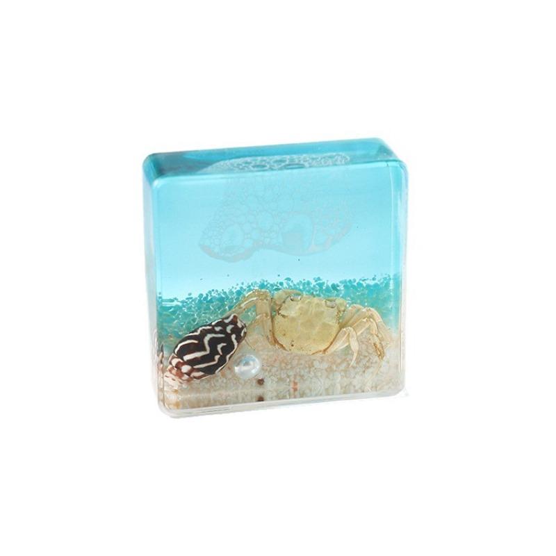 Creative Ocean Micro Landscape Scene Decoration Props Creative Crab Starfish Resin Crafts Decoration Ornaments Small Gifts