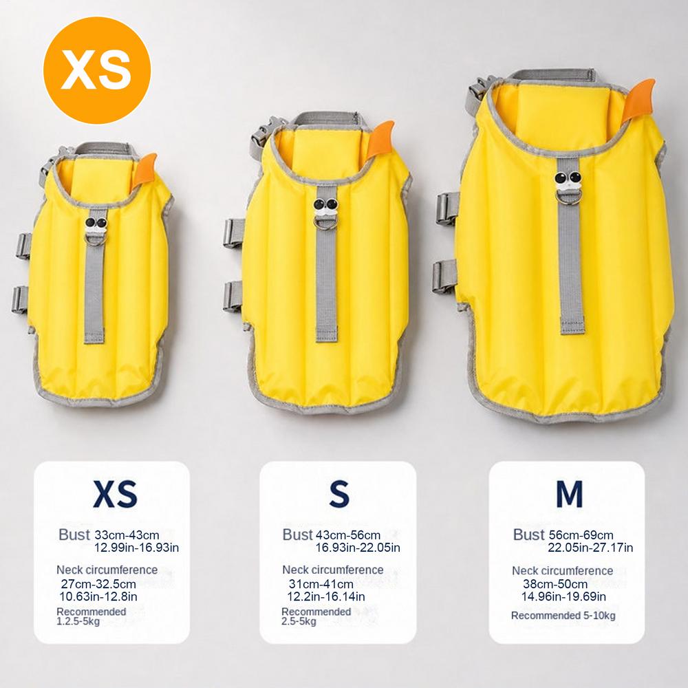 Life Jacket For Dogs With Rescue Handle Waterproof Dog Swimming Vest Floating Jacket For Puppy Small Medium Pet Pool Outdoor