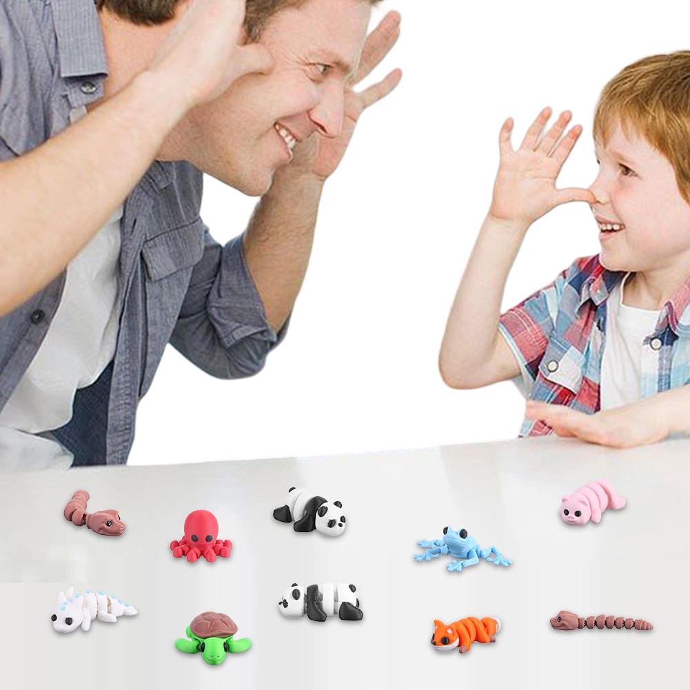 8/16pcs 3D Printed Fidget Toy Adorable Small Animal Figures Animals Toys for Kids Birthday Gifts for Boys Girls