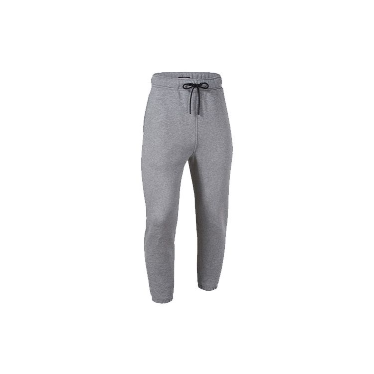 Jordan Embroidered Fleece-Lined Jogger Sweatpants Men Bottoms Grey DA9821-091