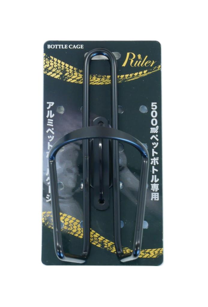 Ruler Aluminum Plastic Bottle Cage Black CD-71FBK