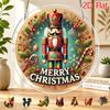 2D Flat, 2D Flat Acrylic Puzzle Suncatcher, 83pcs, Nutcracker Soldier Christmas Themed Suncatcher Puzzle, Home and Garden Decoration, Suitable As a Gi