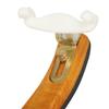 Solid Wood Classical Style Violin Shoulder Rest for 4/4 3/4 Violin with Thickened Sponge, Height Adjustable Shoulder Rest