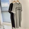 Robe d'été ample imprimée à manches courtes pour femmes, tailles M-4XL