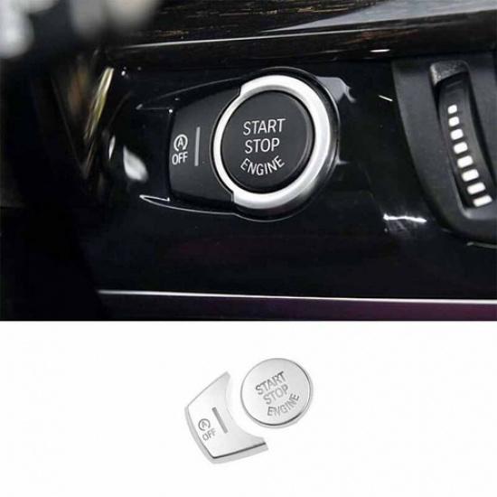 One-Click Startup Button 2011-2017 Fit For BMW 5 Series Cover Trim Matte Silver